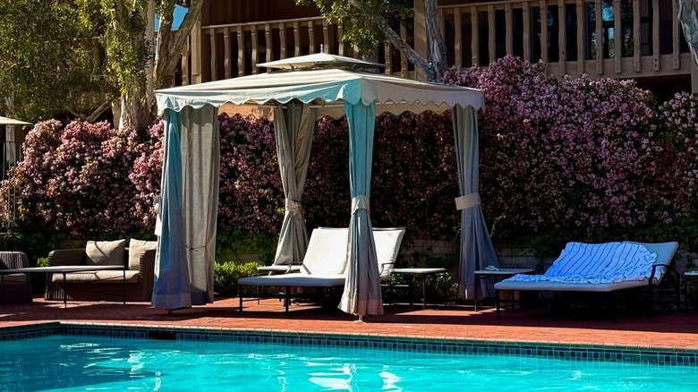 Pool and chairs at Rancho Bernardo Inn