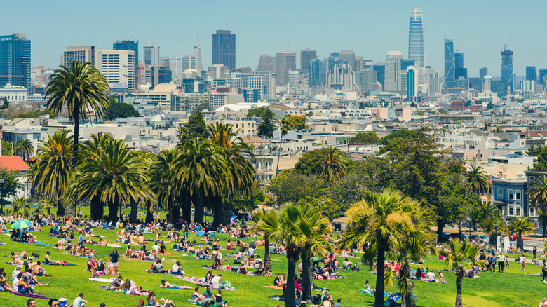 Mission Dolores Park in San Francisco California