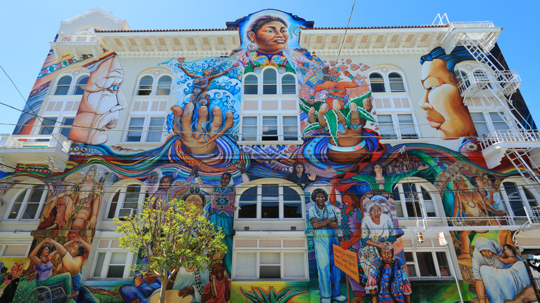 Women's Building Mural in Mission District San Francisco