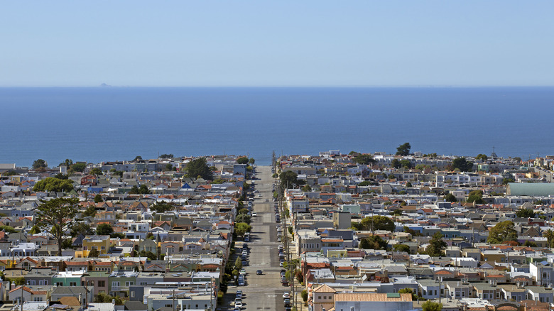 Aerial view of Outer Sunset, San Francisco