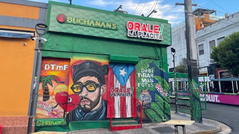 The colorful neighborhood of Santurce in Puerto Rico