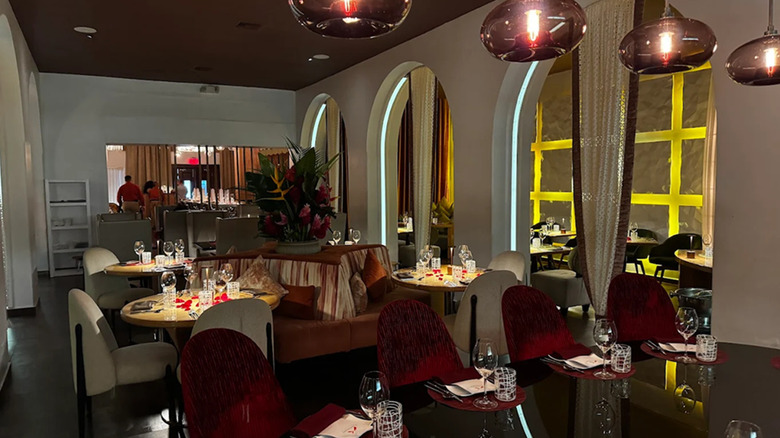 Interior of Marmalade restaurant and wine bar, San Juan, Puerto Rico