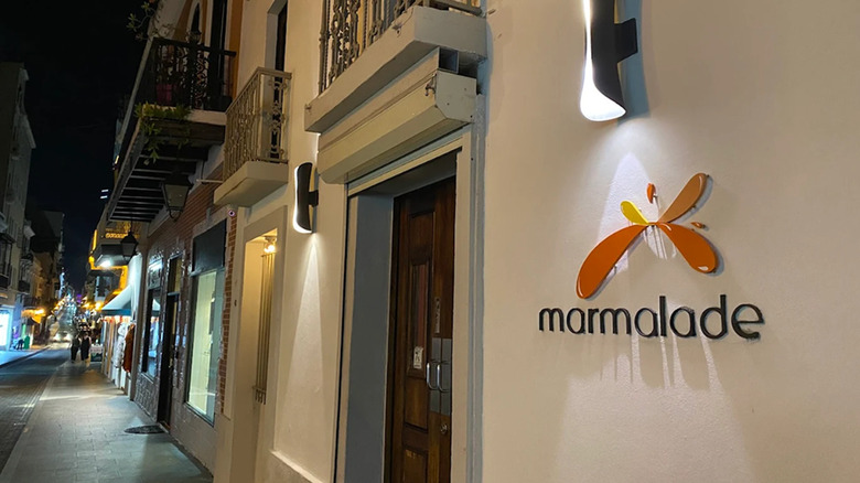 Exterior of Marmalade restaurant and wine bar, San Juan, Puerto Rico