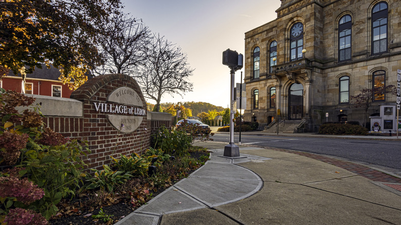 Lisbon village square, Ohio