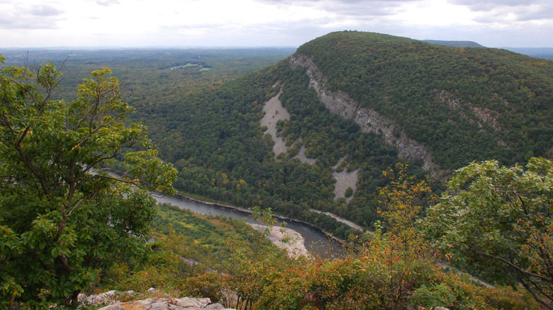 Mountain views from Worthington State Forest.