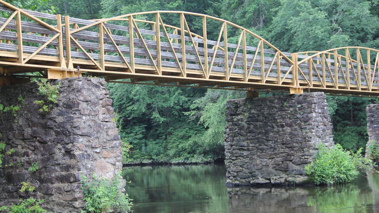 Bridge at High Falls Park, in Alabama