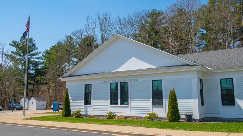 Berkley's Town Hall in the historic town center
