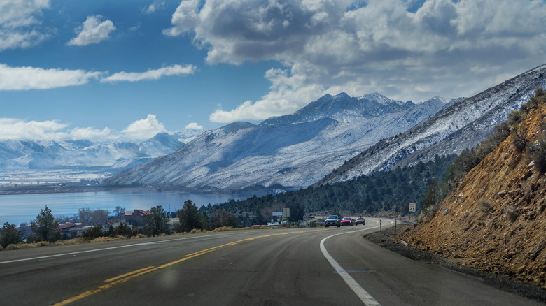 Landscape of Topaz Lake Recreation Area
