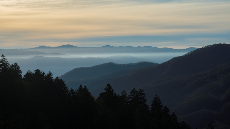 A view of the Blue Ridge Mountains