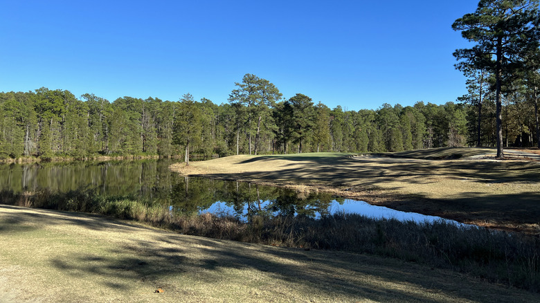 View of the golf course at Cheraw State Park