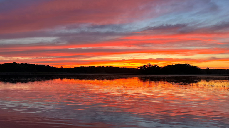 Sunset at Chain o'Lakes State Park Illinois