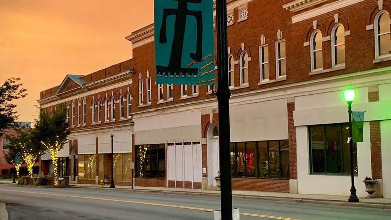 Historic downtown Lancaster, South Carolina