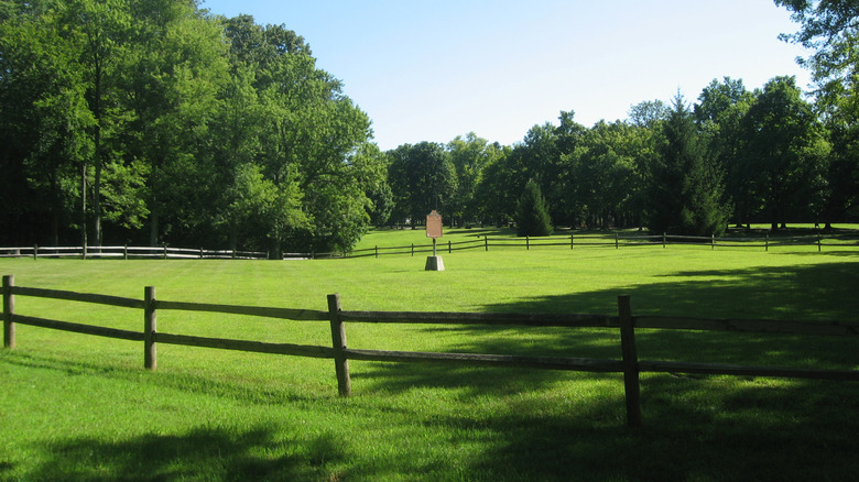 Fields at the site of Fort Saint Clair