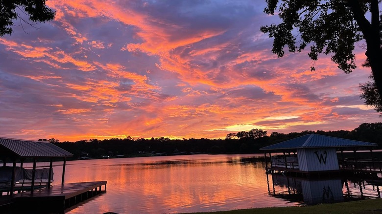 Sunset over Lake Holbrook