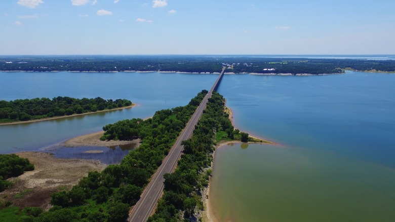 Lake Whitney outside of Whitney, Texas