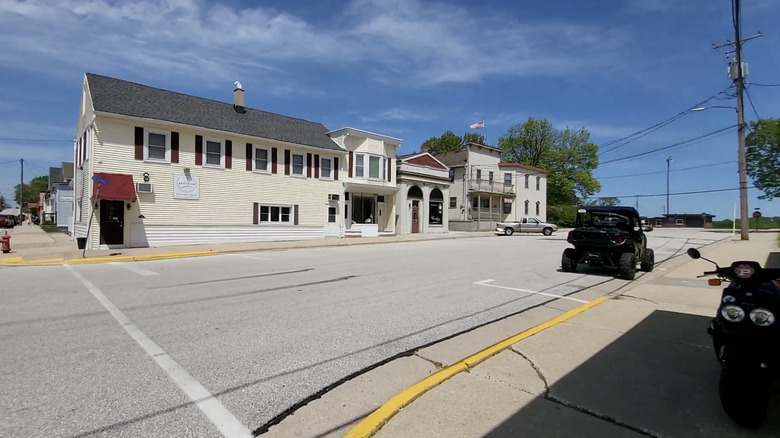 A view of downtown Random Lake