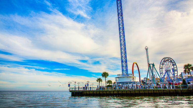 The Kemah Boardwalk in Kemah, Texas, located in Bay Area Houston
