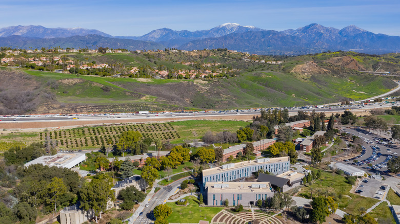 View of Pomona from the San Gabriel Mountains