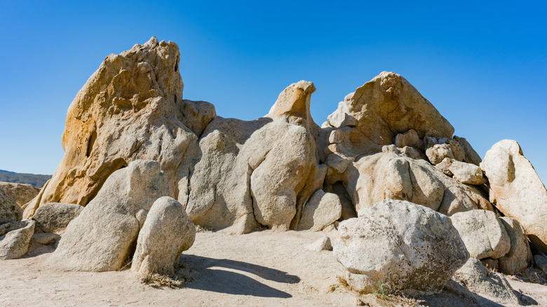 The summit of Eagle Rock in Warner Springs, California