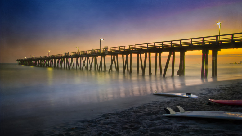 Port Hueneme Pier at sunset