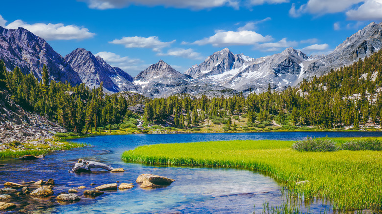 Rock Creek flows into Little Lakes Basin near Bishop, California