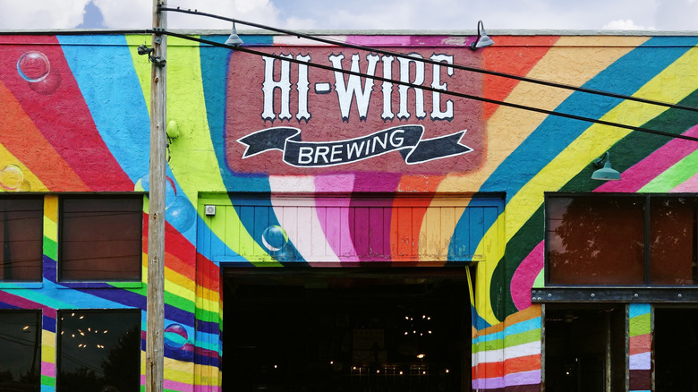 Hi-Wire craft brewery in Asheville, North Carolina