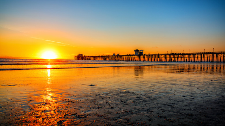 Oceanside Pier at sunset