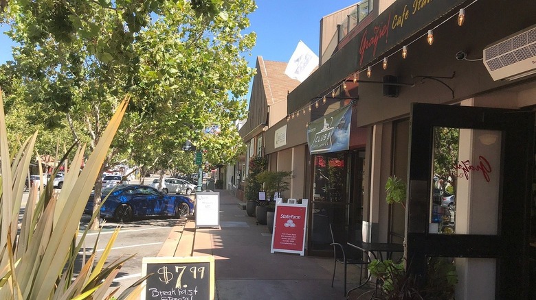 Old Town Novato, part of it's walkable downtown