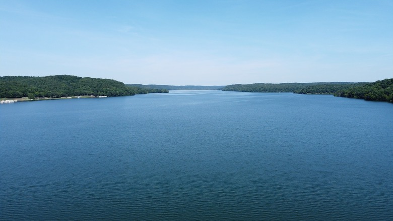 Spavinaw Lake in Spavinaw, Oklahoma