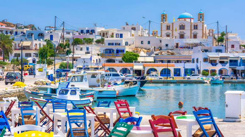 Harbor of Lipsi Island