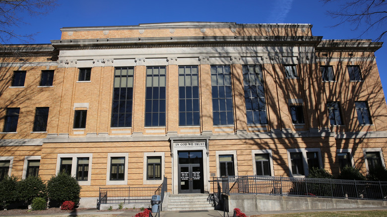 McDowell County Courthouse in downtown Marion North Carolina