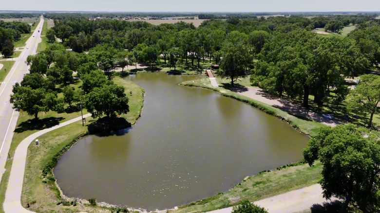 Schuyler City Lake and South Park.