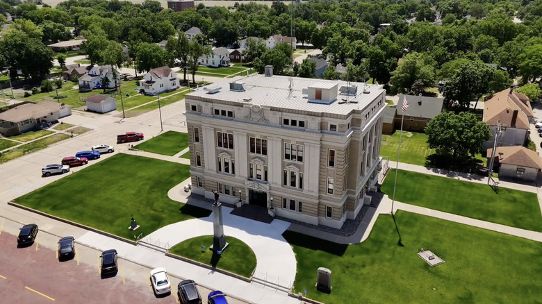 The historic Colfax County Courthouse.