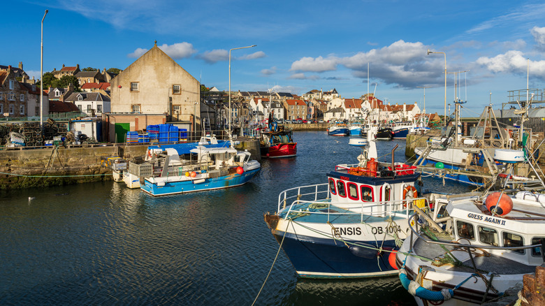 Pittenweem Harbor in Pittenweem, Scotland