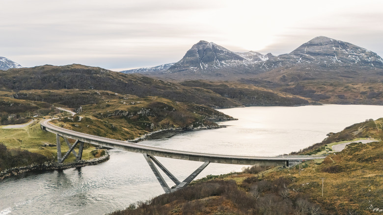 Kylesku Bridge in Sutherland, Scotland