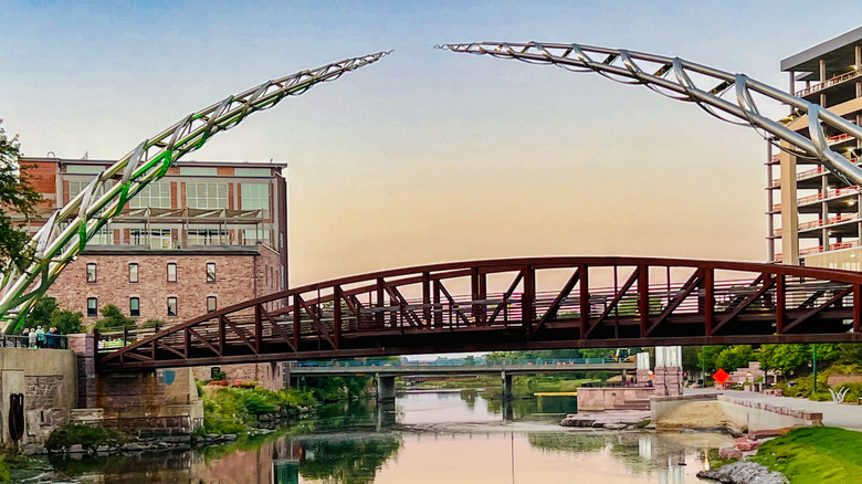 The Arc of Dreams sculpture in Sioux Falls, South Dakota