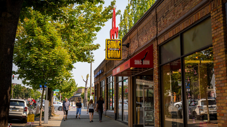 Record shop in Ballard, Seattle