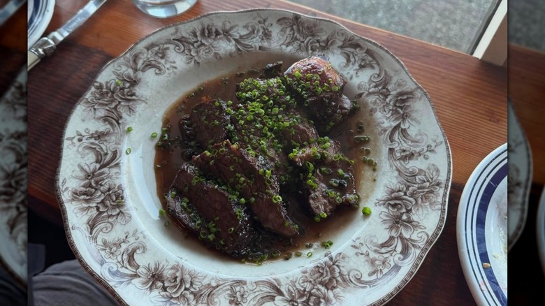 Strip steak plate at The Beastro