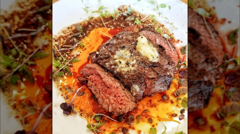 Wagyu steak dish at The Shambles