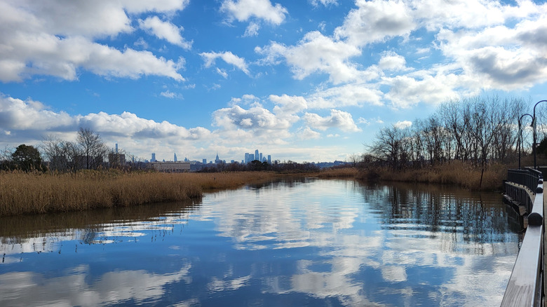 Hackensack River in Secaucus, New Jersey