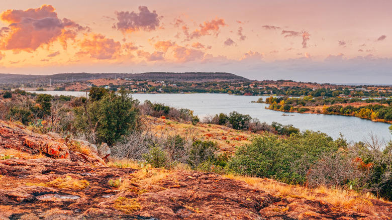 Sunset at Inks Lake State Park, Texas