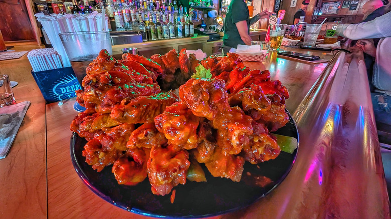 Buffalo wings at the Nine-Eleven Tavern in Buffalo, New York