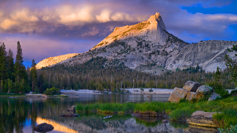 Cathedral Peak in Yosemite High Country en route to the Sierra High Camps
