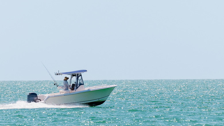 Boat on the ocean