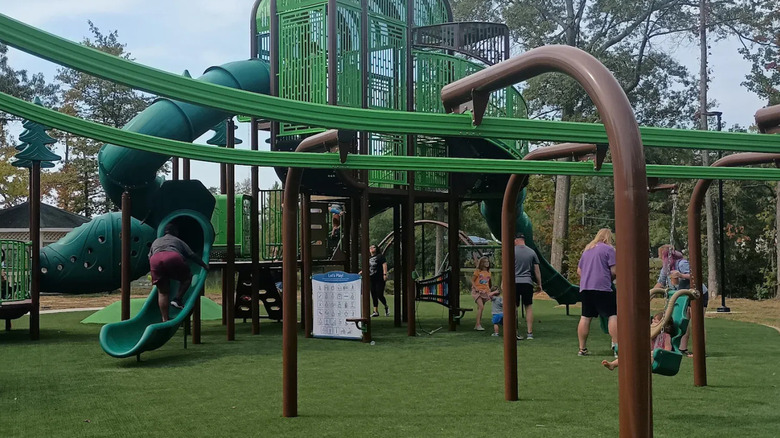 Playground at Lake Cherrywood Park in Sherwood, Arkansas