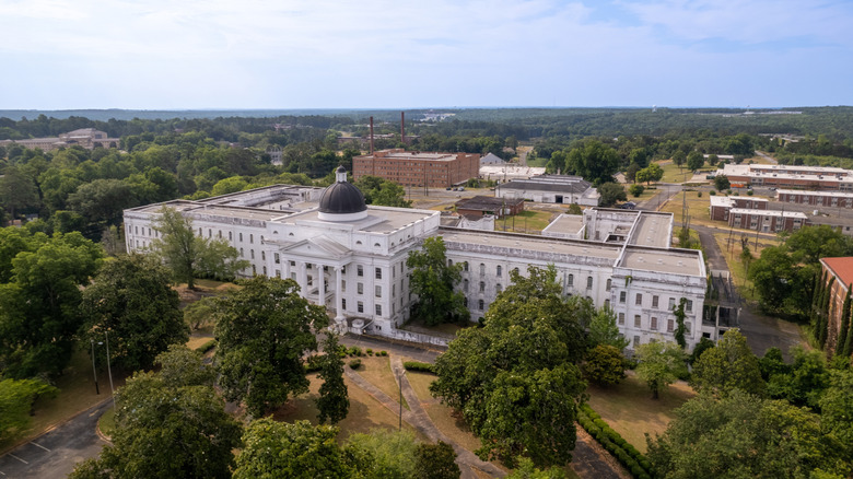 Old state hospital and asylum in Milledgeville Georgia