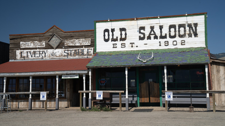 Exterior of the Old Saloon in Emigrant