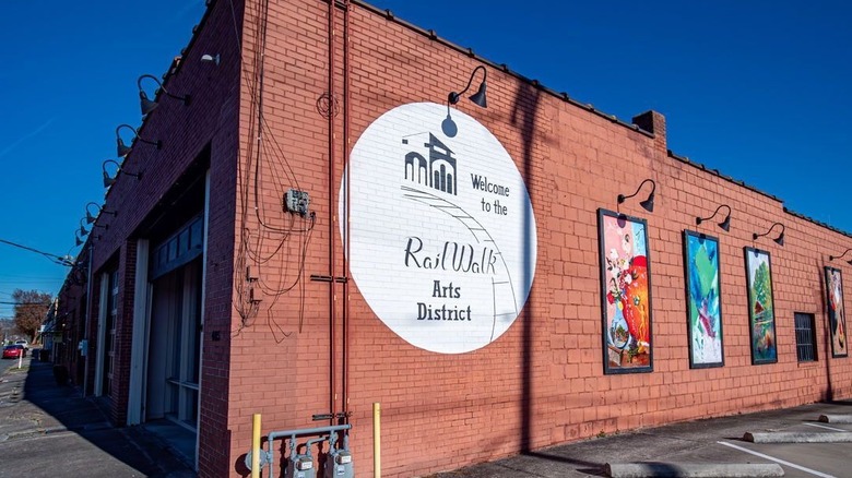 Front of Rail Walk Studios & Gallery