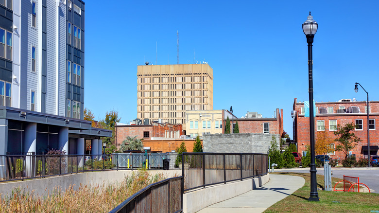 Buildings in nearby city of Florence