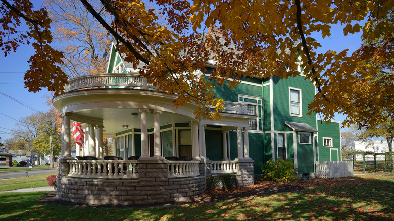 The President Warren G. Harding home in Marion, Ohio